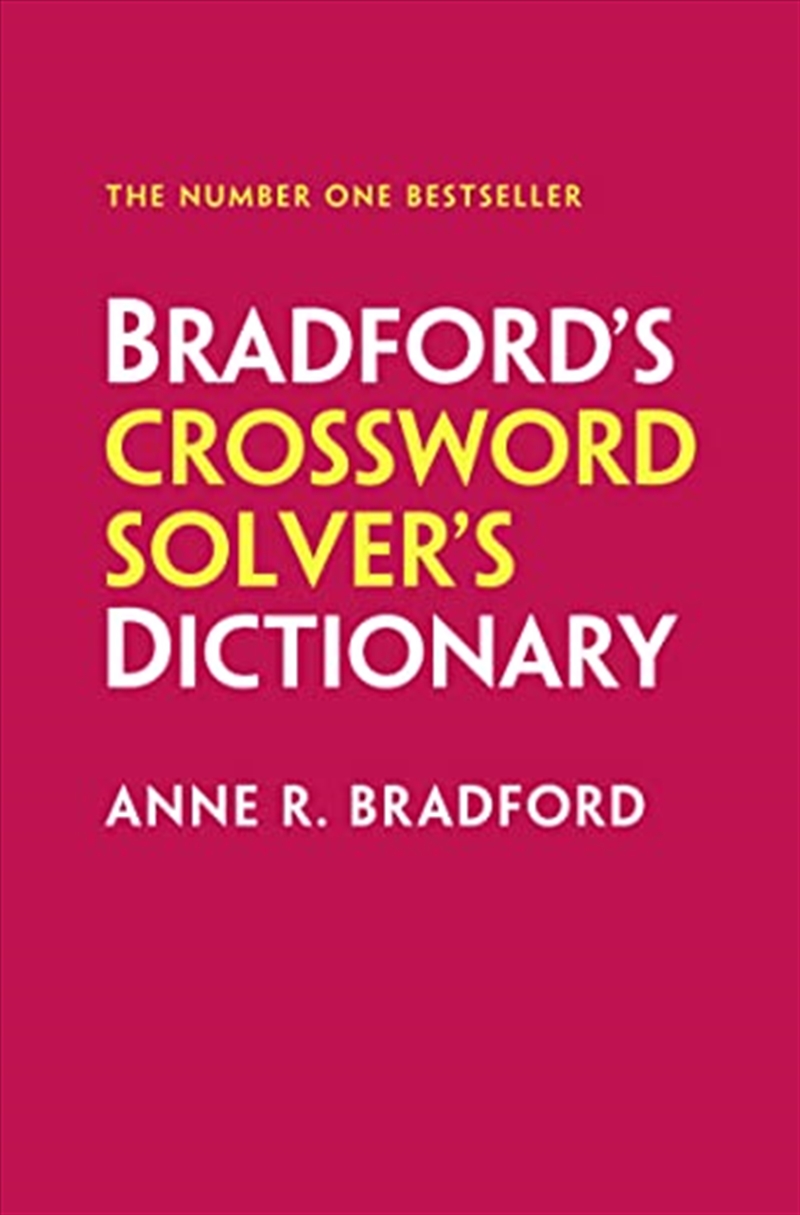 Bradford’s Crossword Solver’s Dictionary/Product Detail/Adults Activity Books