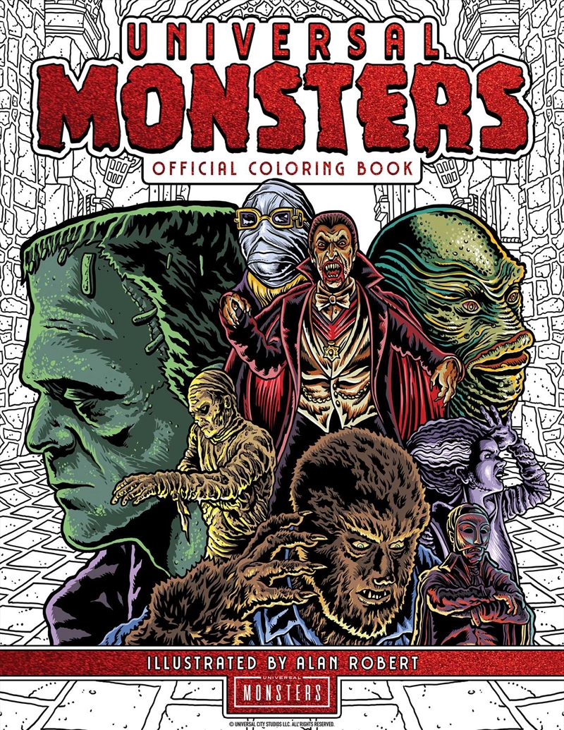 Universal Monsters: The Official Coloring Book/Product Detail/Adults Colouring