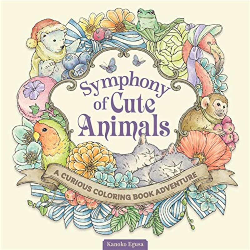 Symphony of Cute Animals: A Curious Coloring Book Adventure (Design Originals) Adult Coloring Book -/Product Detail/Kids Colouring