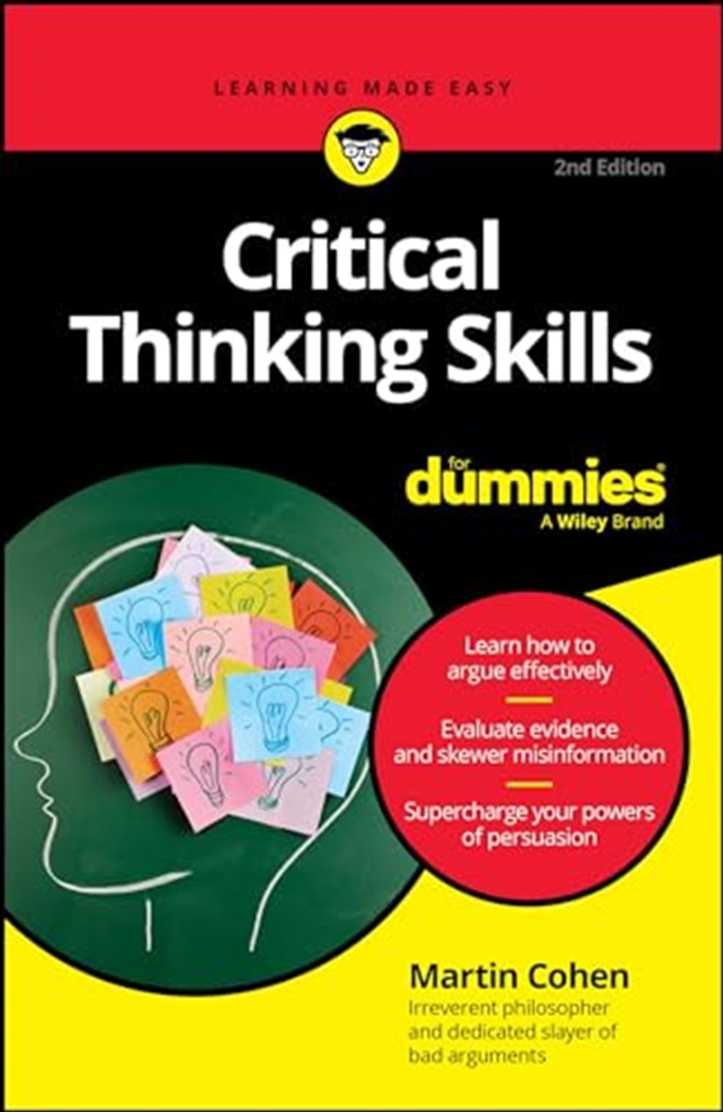 Critical Thinking Skills For Dummies/Product Detail/Reading