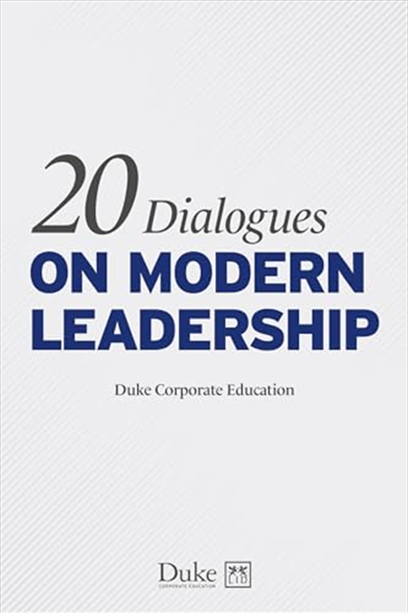 20 Dialogues On Modern Leadership/Product Detail/Business Leadership & Management