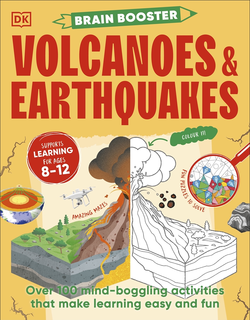 Brain Booster Volcanoes and Earthquakes: Over 100 Mind-Boggling Activities that Make Learning Easy a/Product Detail/Early Childhood Fiction Books