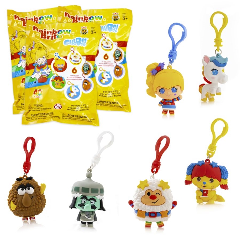 Rainbow Brite - 2.5" CheeBee Keychain Blind Bag (SENT AT RANDOM)/Product Detail/Keyrings