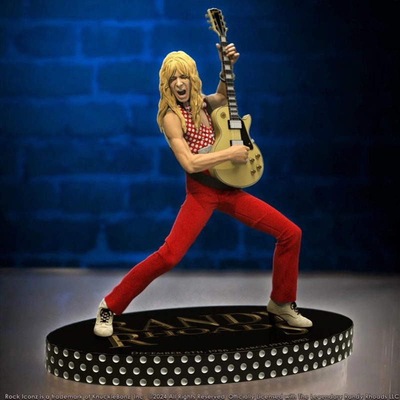 Randy Rhoads IV - The Early Years (Red Version) Rock Iconz Statue/Product Detail/Statues