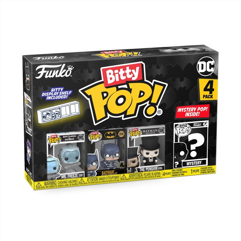 Batman: 85th Anniversary - Mr. Freeze Bitty Pop! 4-Pack/Product Detail/Funko Collections