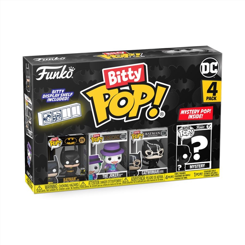 Batman: 85th Anniversary - Batman Bitty Pop! 4-Pack/Product Detail/Funko Collections