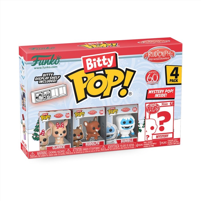 Rudolph- Clarice Bitty Pop! 4-Pack/Product Detail/Funko Collections