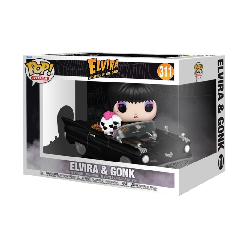 Elvira - Elvira & Gonk (with Macabre Mobile) Pop! Ride/Product Detail/Pop Vinyl Rides