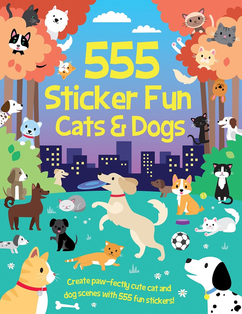 555 Sticker Fun - Cats & Dogs Activity Book/Product Detail/Kids Activity Books