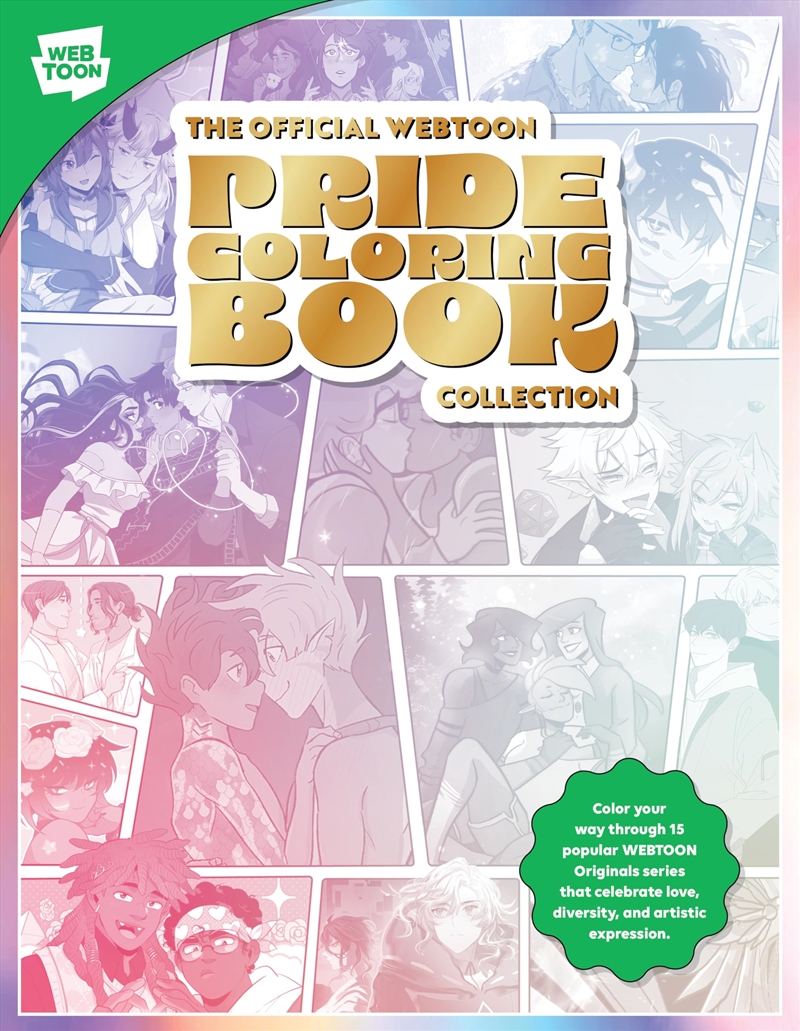 Official Webtoon Pride Coloring Book Col/Product Detail/Crafts & Handiwork