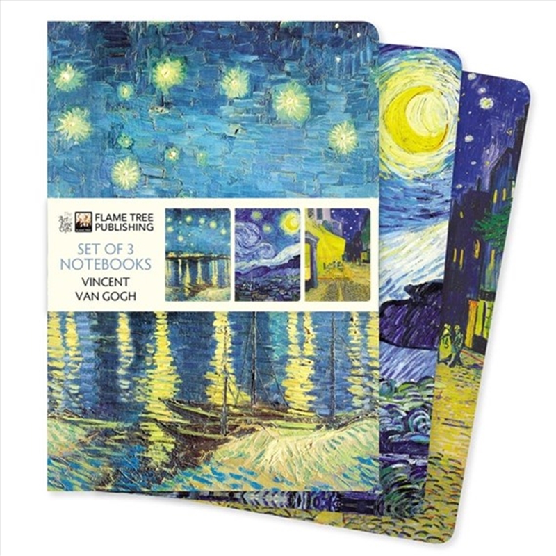 Standard Notebooks: Vincent Van Gogh Set Of 3/Product Detail/Stationery