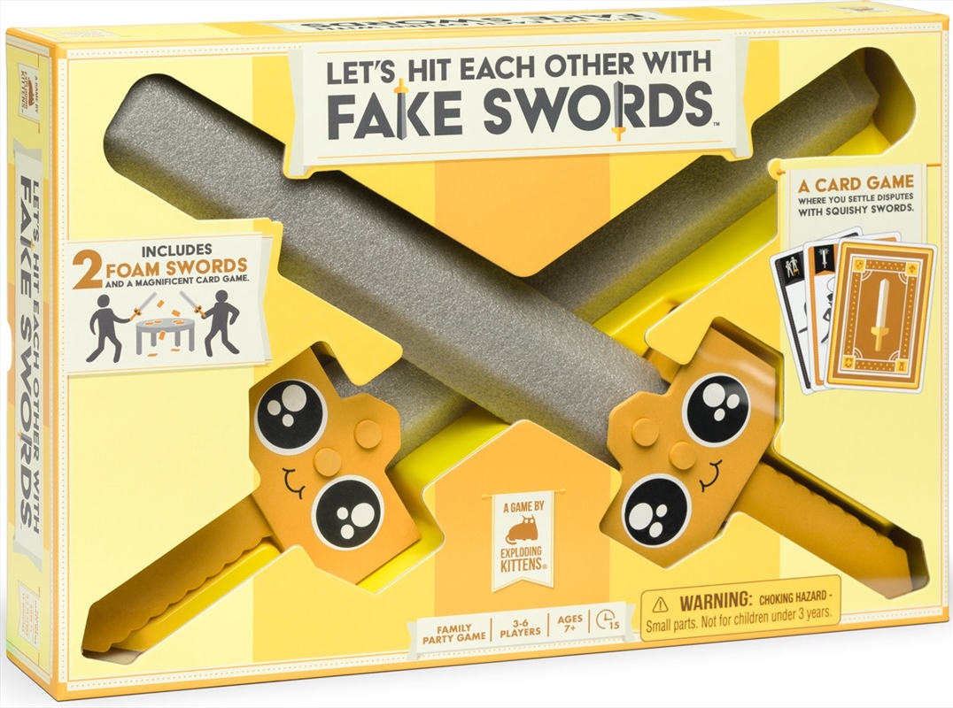 Let's Hit Each Other With Fake Swords by Exploding Kittens (large box)/Product Detail/Card Games