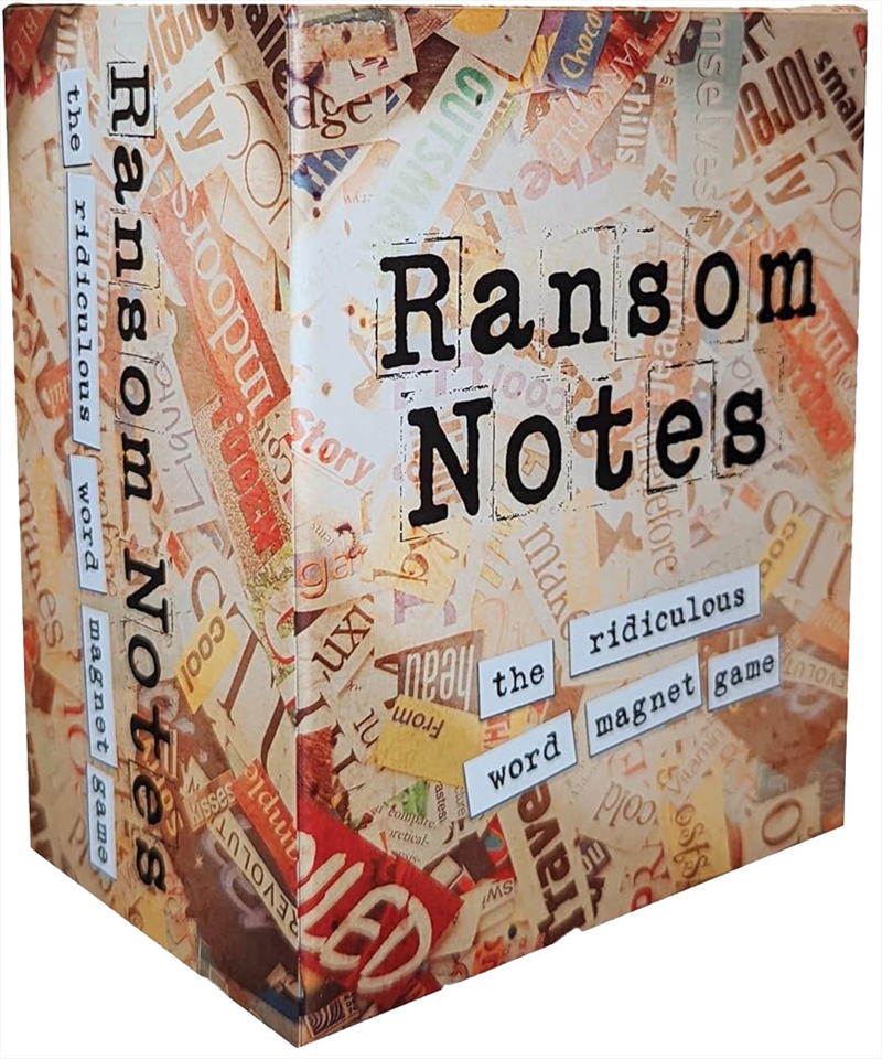 Ransom Notes The Ridiculous Word Magnet/Product Detail/Card Games