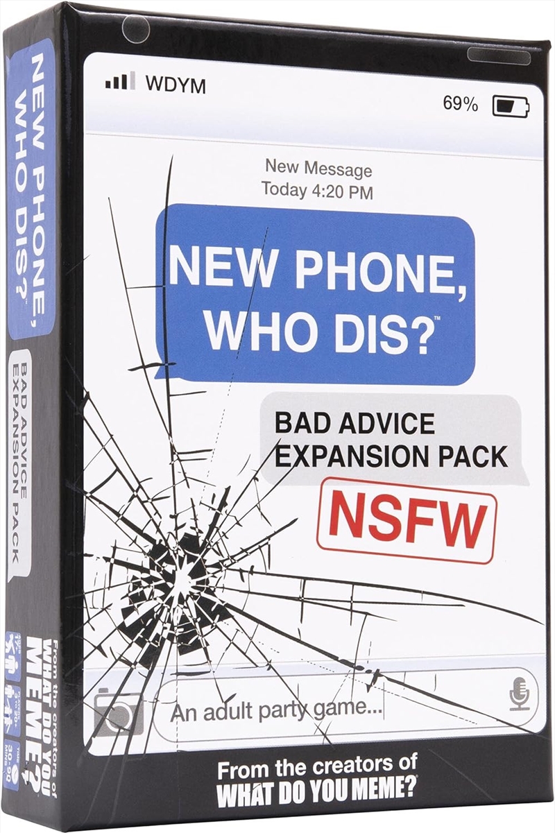 New Phone, Who Dis? Bad Advice Expansion Pack/Product Detail/Card Games