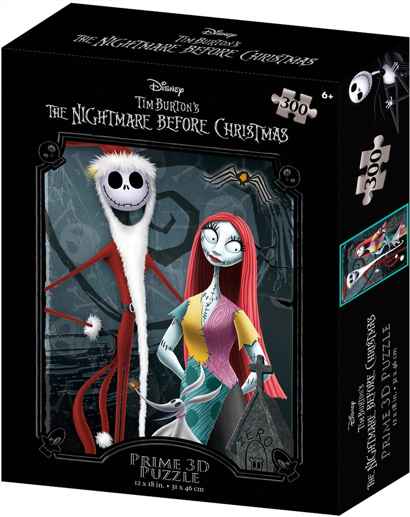 Prime3D Nightmare Before Christmas - 300 Piece 3D Puzzle/Product Detail/Jigsaw Puzzles