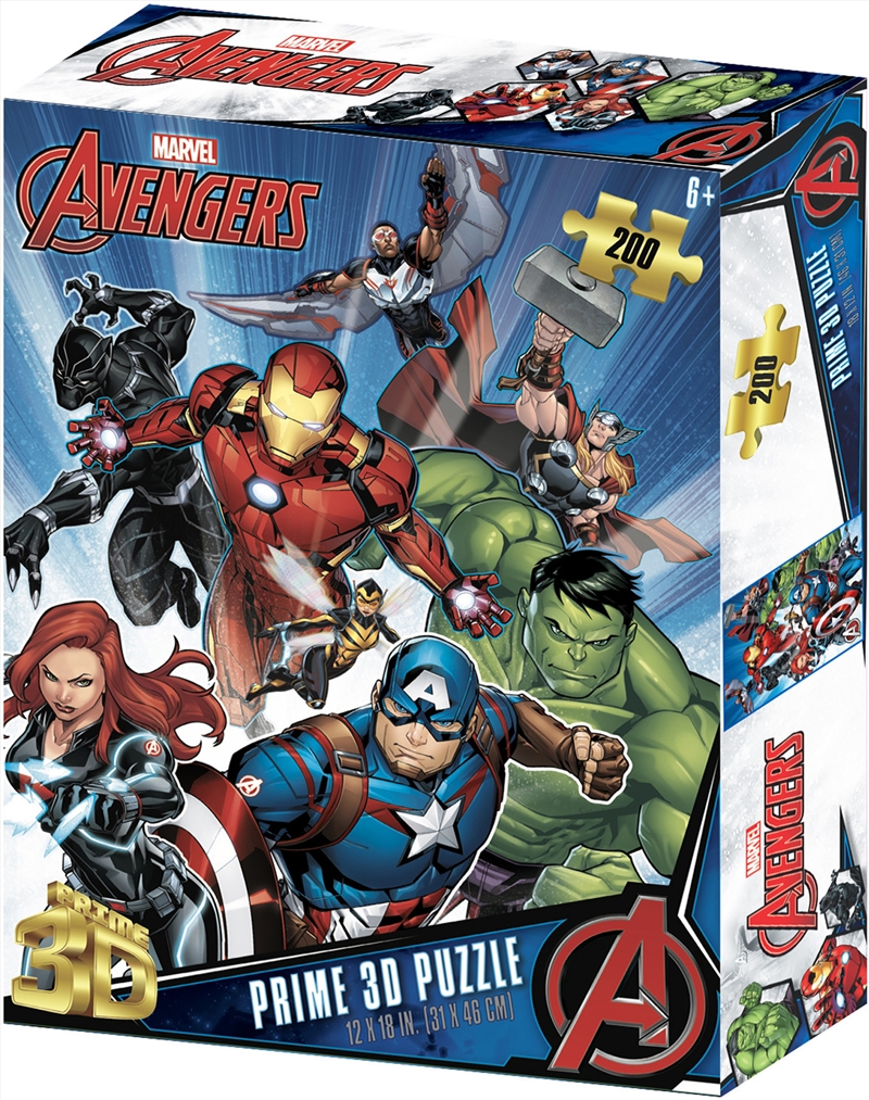 Prime3D Marvel Avengers - 200 Piece 3D Puzzle/Product Detail/Jigsaw Puzzles