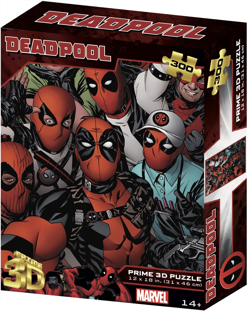 Prime3D Marvel Deadpool - 300 Piece 3D Puzzle/Product Detail/Jigsaw Puzzles