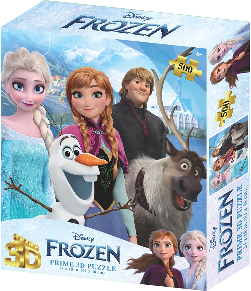 Prime3D Disney Frozen - 500 Piece 3D Puzzle/Product Detail/Jigsaw Puzzles