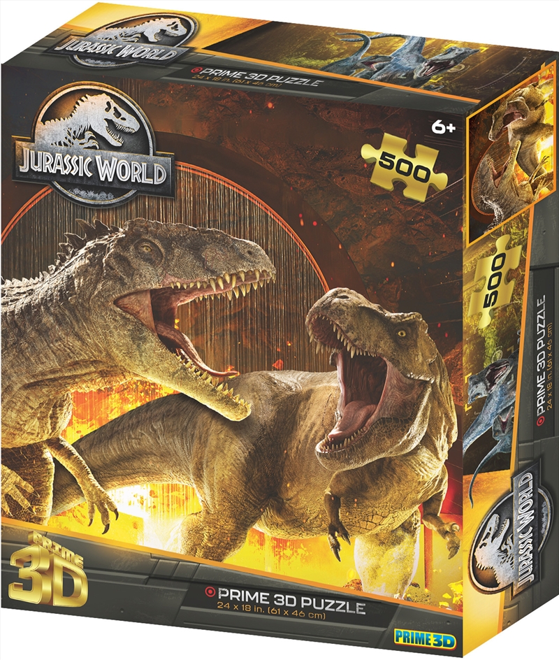 Prime3D Jurassic World T.Rex vs Giganotosaurs - 500 Piece 3D Puzzle/Product Detail/Jigsaw Puzzles