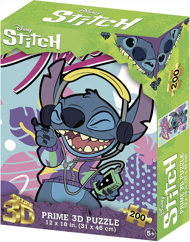 Prime 3D Disney Stitch - 200 Piece 3D Puzzle #2/Product Detail/Jigsaw Puzzles