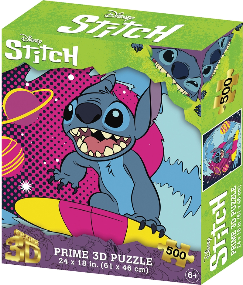 Prime 3D Disney Stitch - 500 Piece 3D Puzzle #1/Product Detail/Jigsaw Puzzles