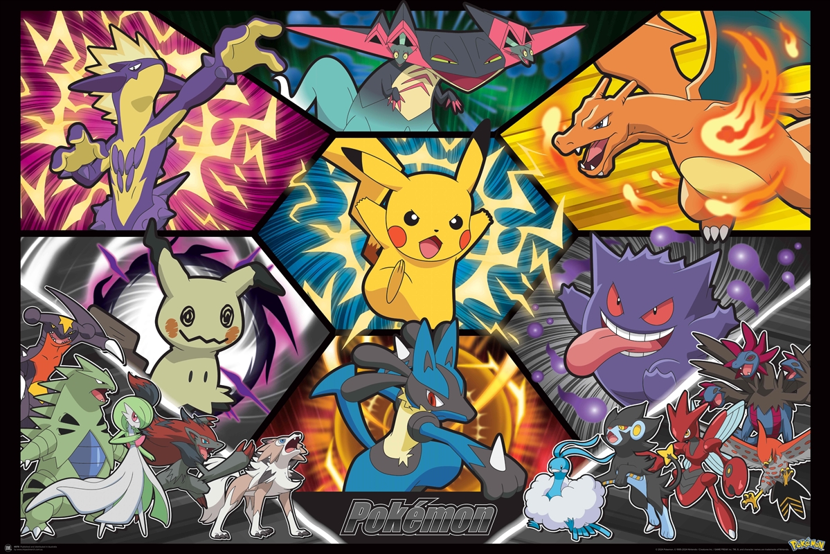 Pokemon - Battle - Reg Poster/Product Detail/Posters & Prints