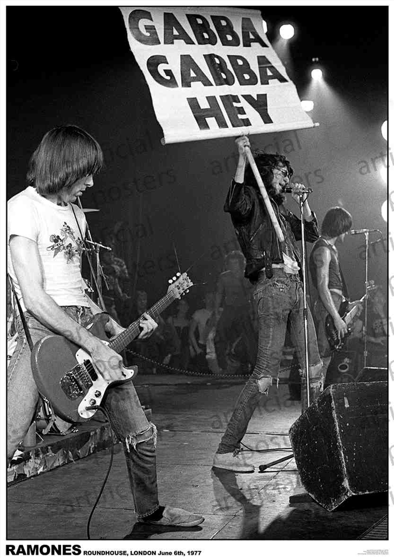 Ramones - Gabba gabba Hey - Euro Poster/Product Detail/Posters & Prints