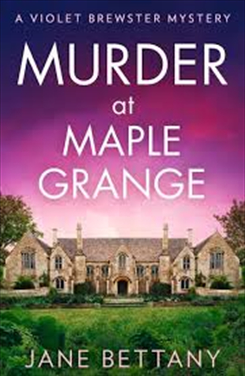 Murder At Maple Grange/Product Detail/Crime & Mystery Fiction