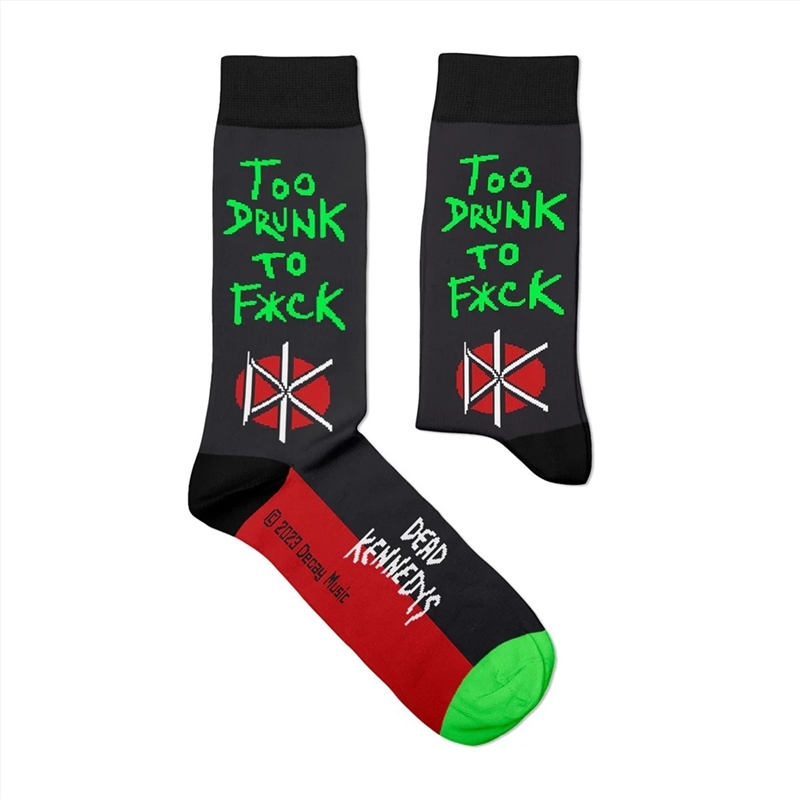 Dead Kennedys Too Drunk -  Medium (EUR 36-40/UK 4-7/US 4½-7½)/Product Detail/Socks