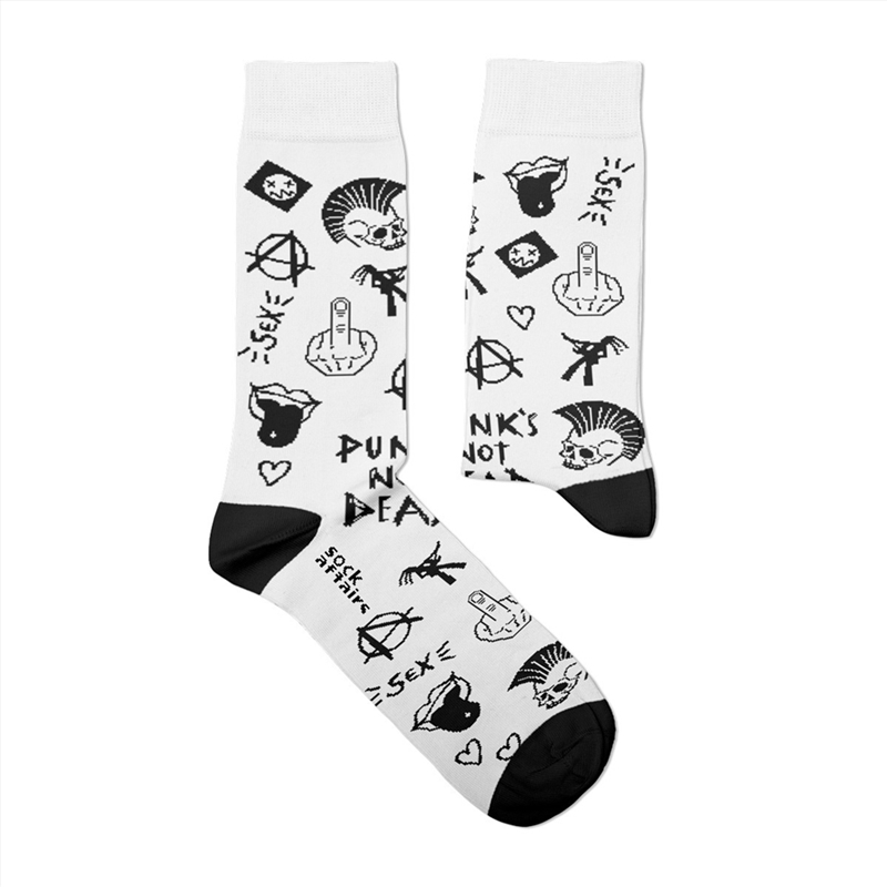 Punks Not Dead -  Medium (EUR 36-40/UK 4-7/US 4½-7½)/Product Detail/Socks