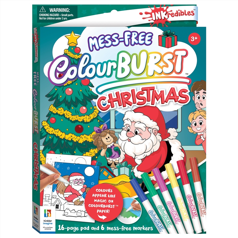 Colour Burst Christmas/Product Detail/Kids Activity Books