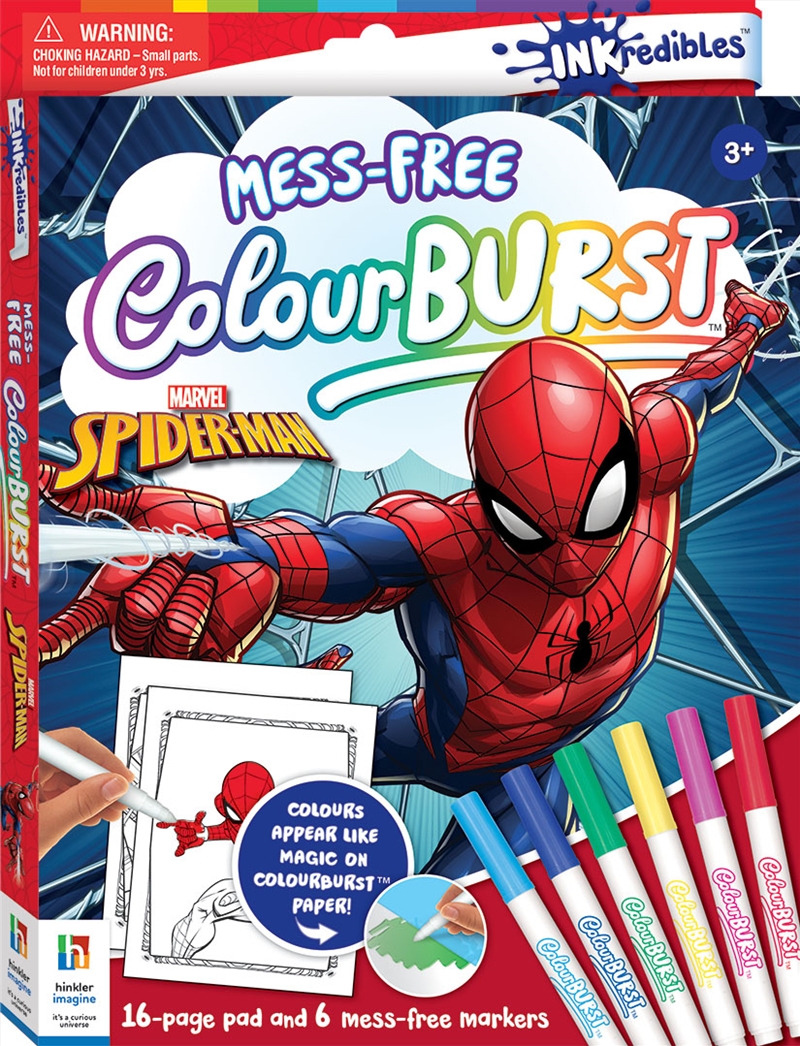 Inkredibles Spider-Man Colour Burst/Product Detail/Kids Activity Books