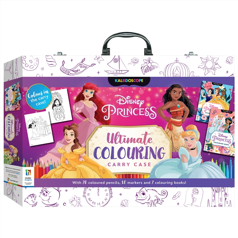 Kaleidoscope Disney Princess Colouring Carry Case/Product Detail/Kids Colouring