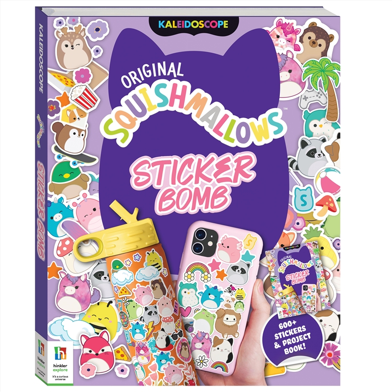 Kaleidoscope Sticker Bomb Squishmallows/Product Detail/Kids Activity Books