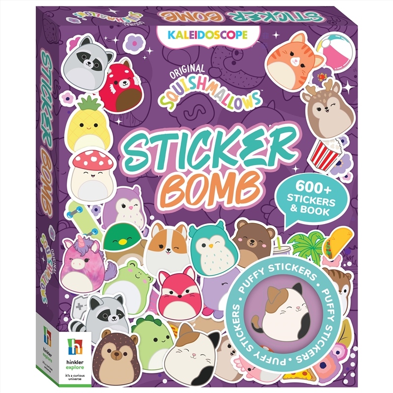 Kaleidoscope Sticker Bomb Squishmallows/Product Detail/Kids Activity Books