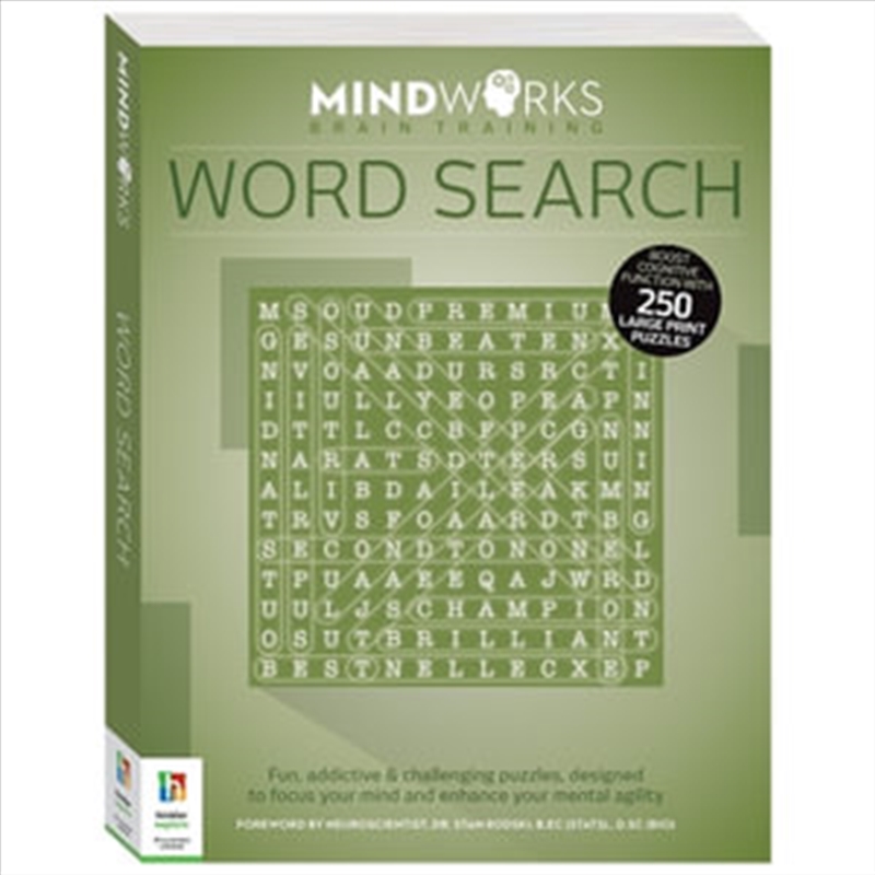 Mindworks Brain Training Word Search/Product Detail/Adults Activity Books