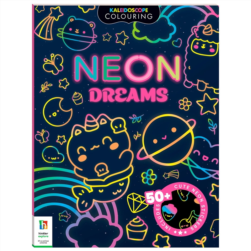 Sticker Colouring Neon Dreams/Product Detail/Kids Colouring