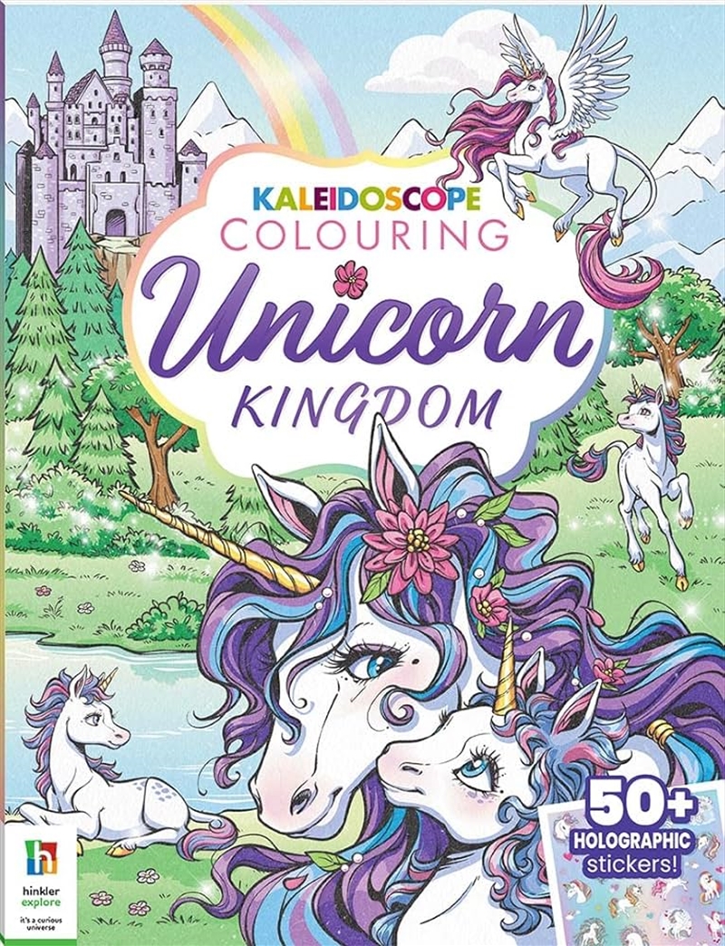 Sticker Colouring Unicorn Kingdom/Product Detail/Kids Colouring