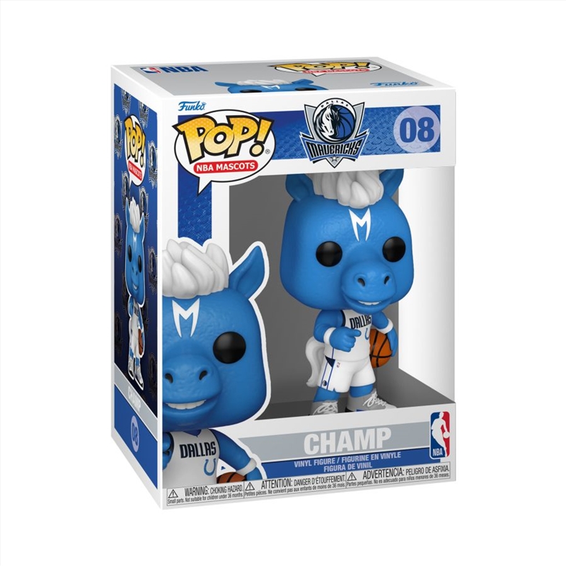 NBA: Mascots - Dallas Champ Pop! Vinyl/Product Detail/Sport