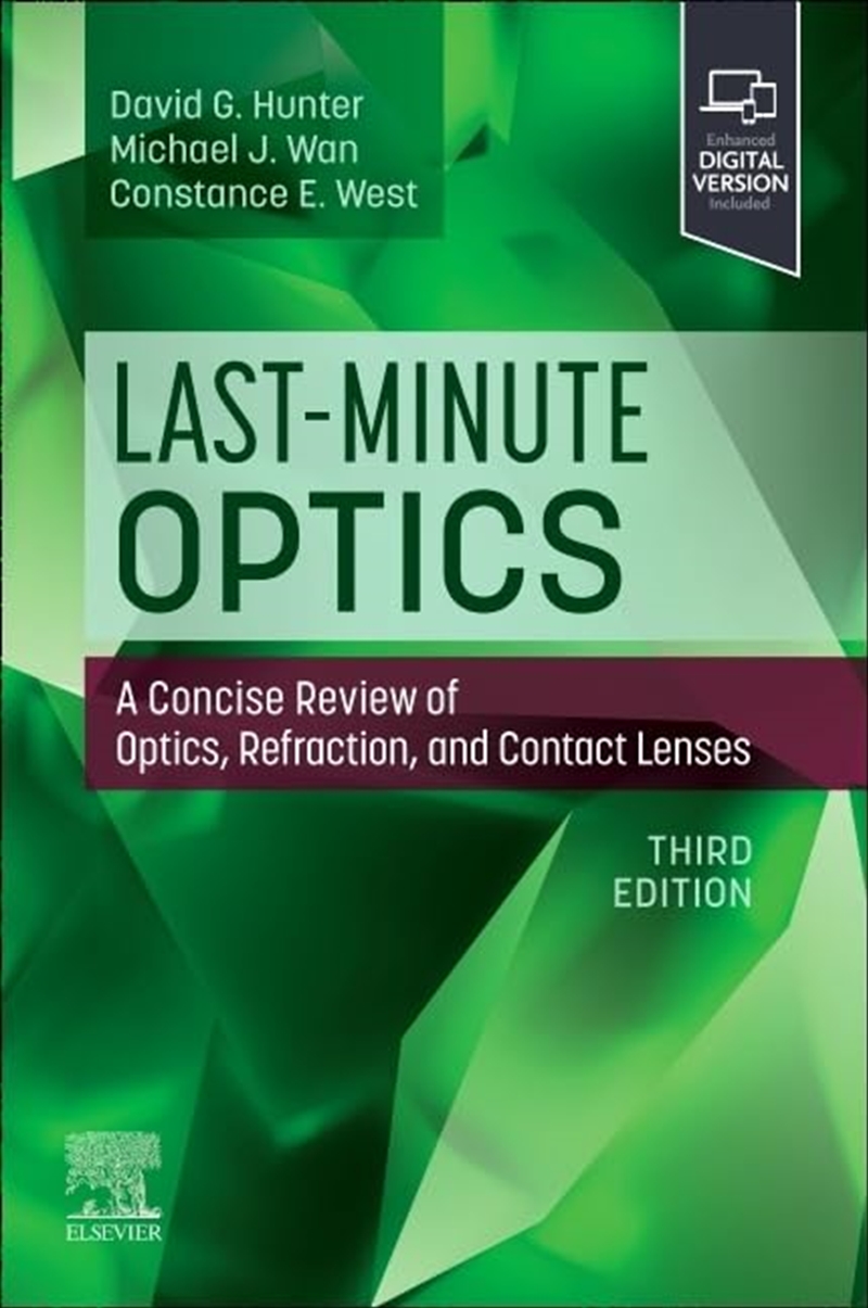 Last-Minute Optics: A Concise Review of Optics, Refraction, and Contact Lenses/Product Detail/Family & Health