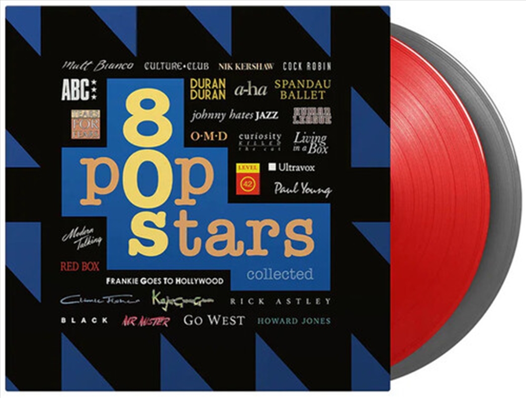 80's Pop Stars Collected  - Limited  Red & Silver Coloured Vinyl/Product Detail/Rock/Pop