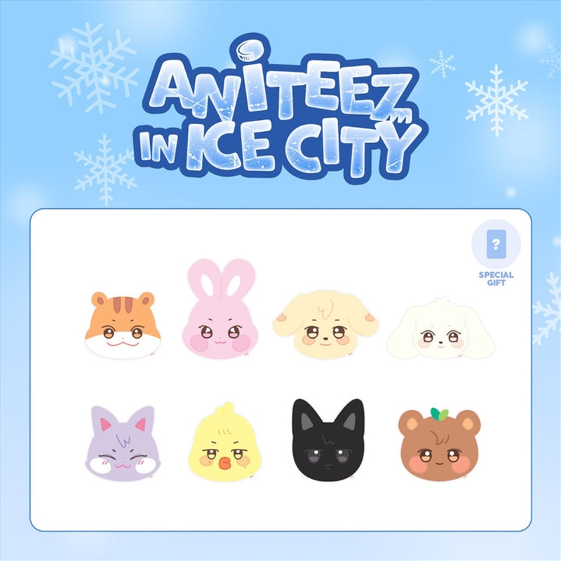 Ateez X Aniteez In Ice City Official Md Face Cushion Jjoongrami/Product Detail/KPOP Merch