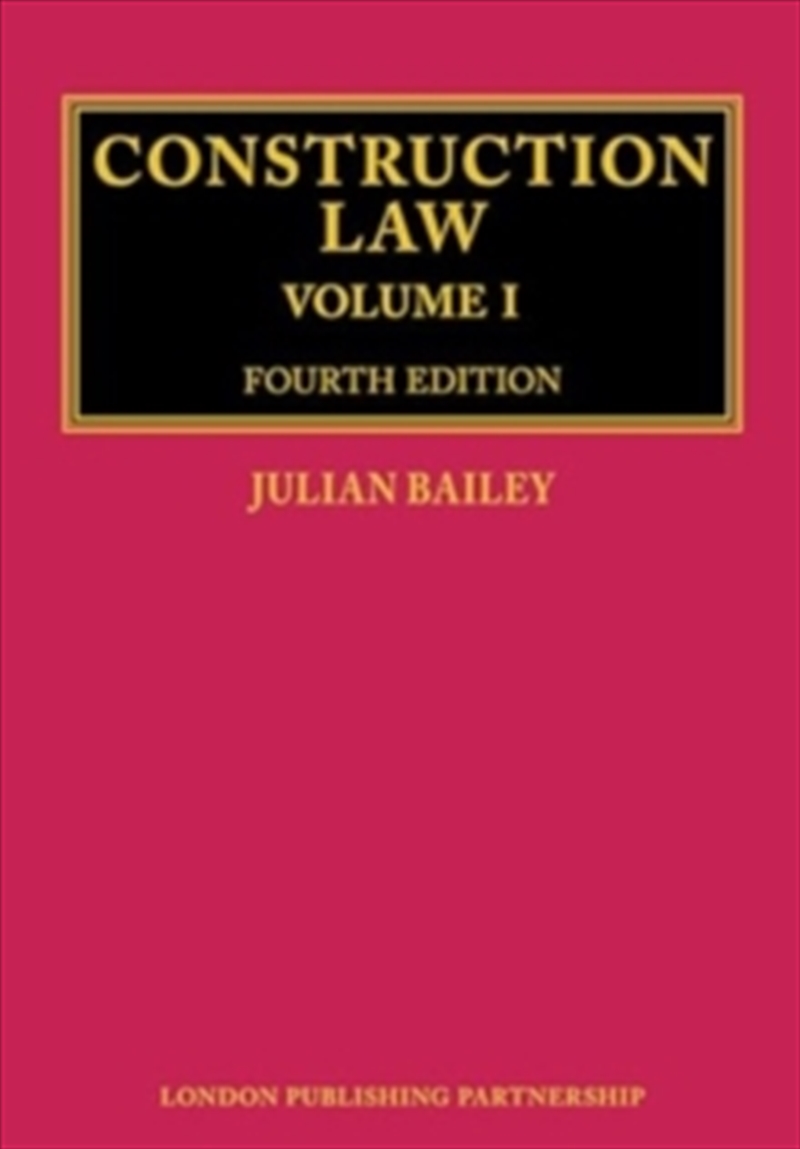 Construction Law - 4th Edition  (3 Vol Set)/Product Detail/Reading