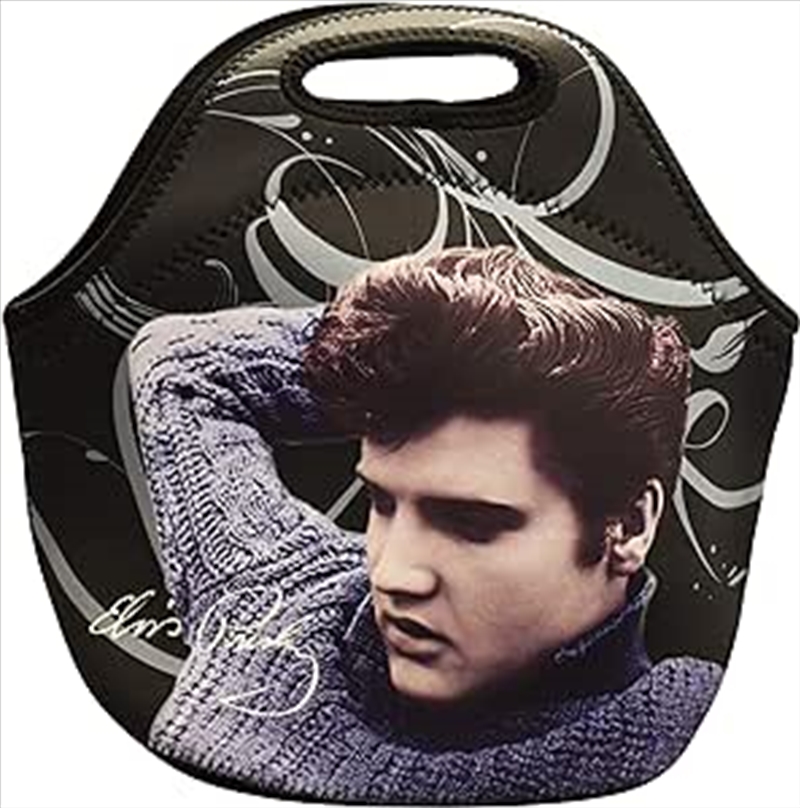 Elvis Lunch Bag Blue Sweater w/ Zipper/Product Detail/Lunchboxes