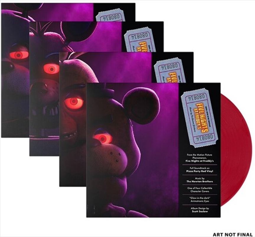 Five Night's At Freddy's - (Red Coloured Vinyl) RANDOM COVER/Product Detail/Soundtrack