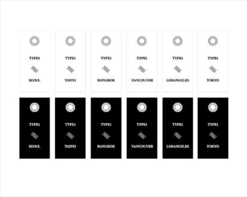 BTS V Artspace : Type 1 In Seoul In Seoul Official Md City Charm Taipei White/Product Detail/KPOP Merch