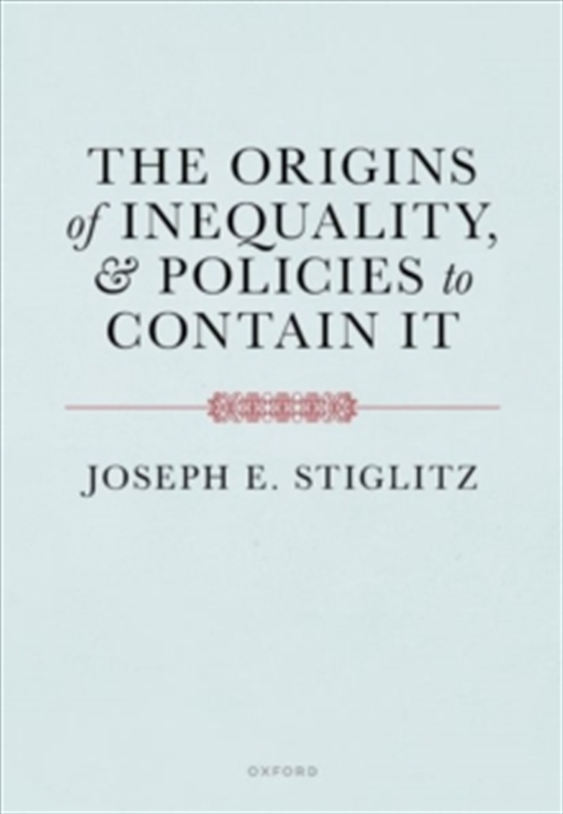 Origins Of Inequality Hardback/Product Detail/Reading