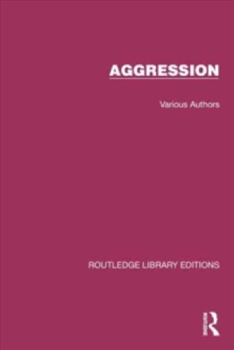 Psychology Library Editions: Aggression : 5 Volume Set/Product Detail/Psychology