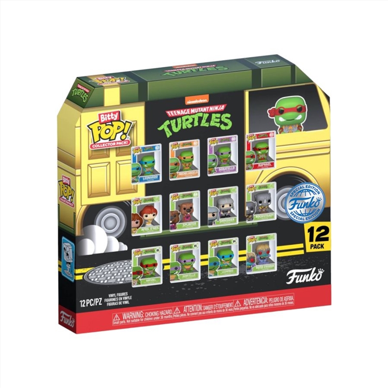 Teenage Mutant Ninja Turtles - Party Wagon US Exclusive Bitty Pop! 12-Pack [RS]/Product Detail/Funko Collections