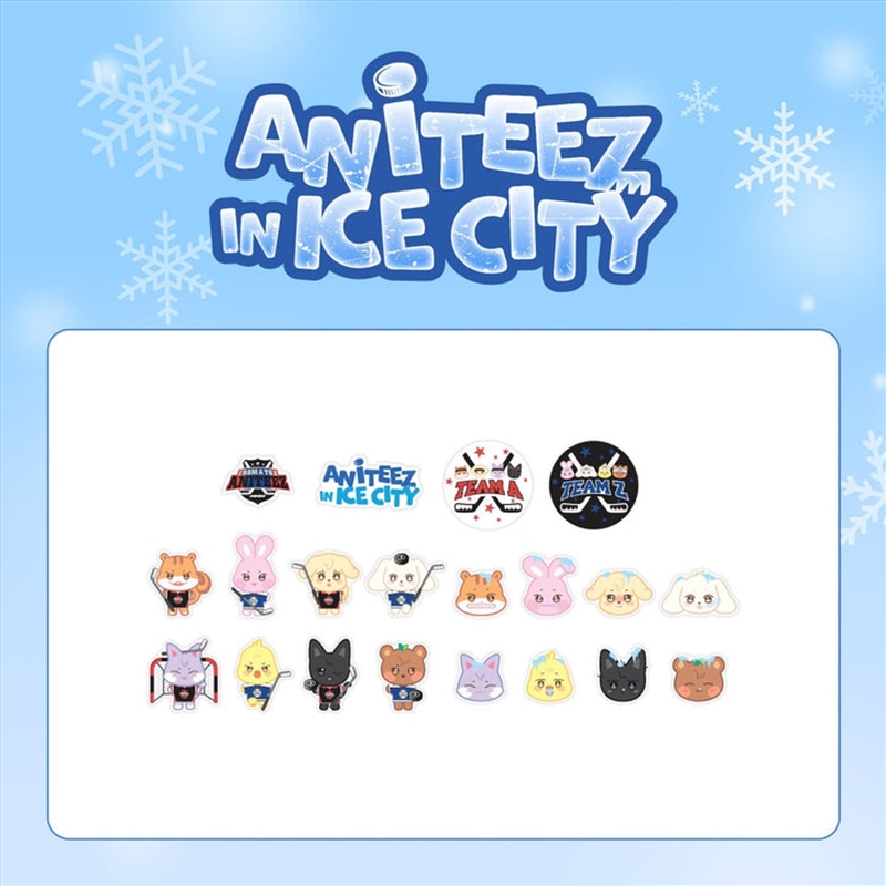 Ateez - Ateez X Aniteez In Ice City Official Md Deco Sticker Set/Product Detail/KPOP Merch